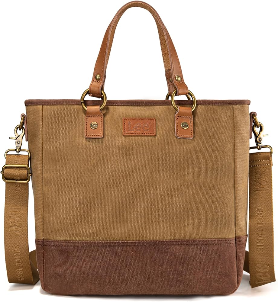 Amazon.com: Montana West x Lee Waxed Canvas Tote Bag for Women