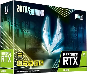 Amazon.com: ZOTAC Gaming GeForce RTX 3080 Trinity 10GB GDDR6X 320