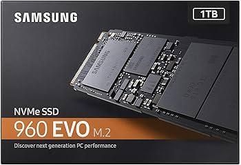Amazon.com: Samsung SSD 960 EVO Series - 1TB PCIe NVMe - M.2