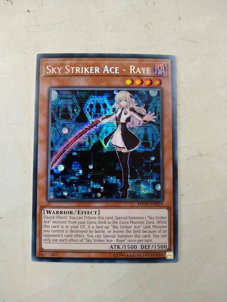 Amazon.co.jp: 英語版(北米版) 茶 Sky Striker Ace-Raye(1st)(閃刀姫