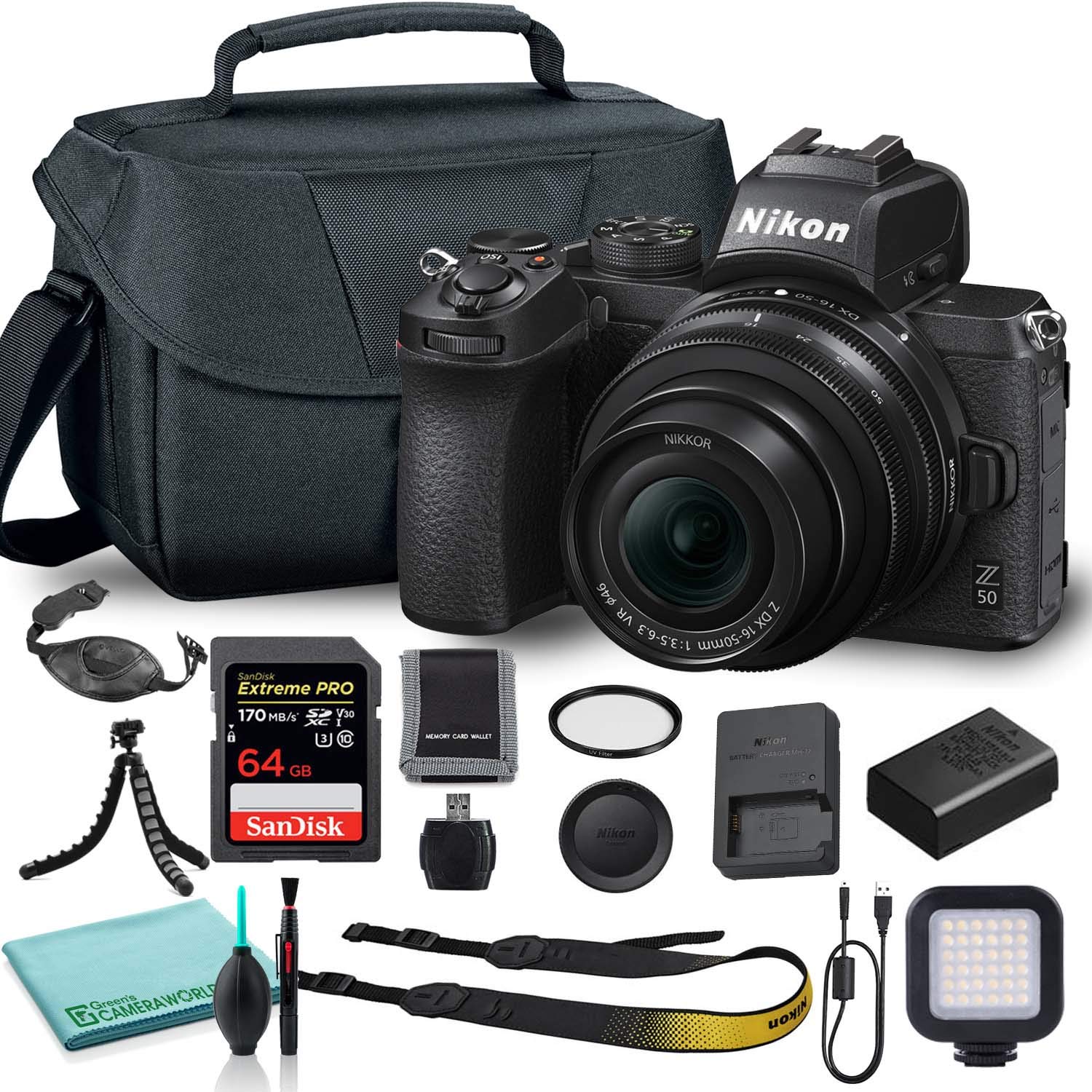 Amazon.com : Nikon Z50 Mirrorless Digital Camera with 16-50mm Lens