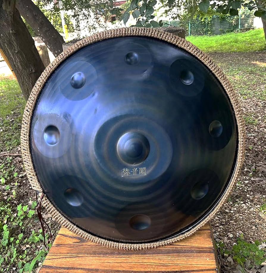 Amazon | 弥音閣ハンドパン - 432Hz D調、心を癒す音楽体験 ハンド