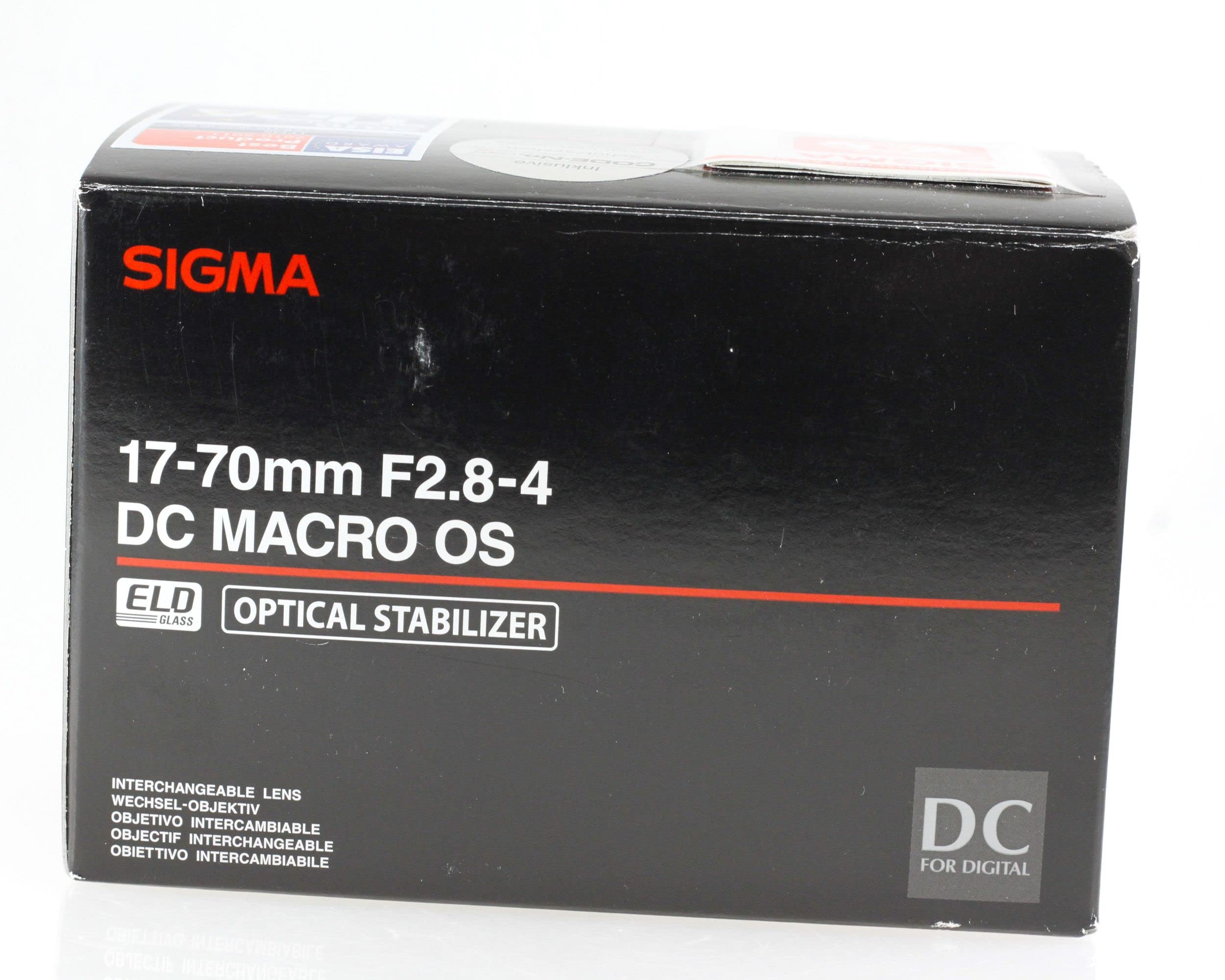 Amazon.co.jp: SIGMA 17-70mm F2.8-4 DC MACRO OS HSM ニコン用 17