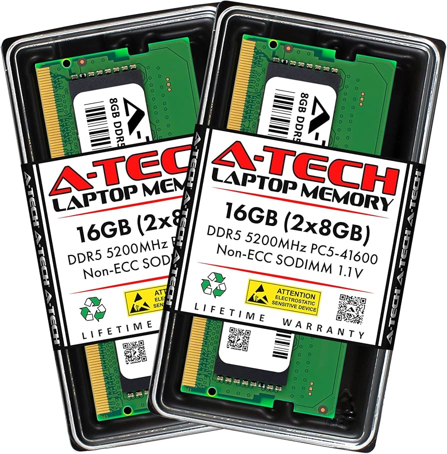 A-Tech 16GB Kit (2x8GB) RAM for Acer Nitro V 15/16 ANV15-51, ANV16
