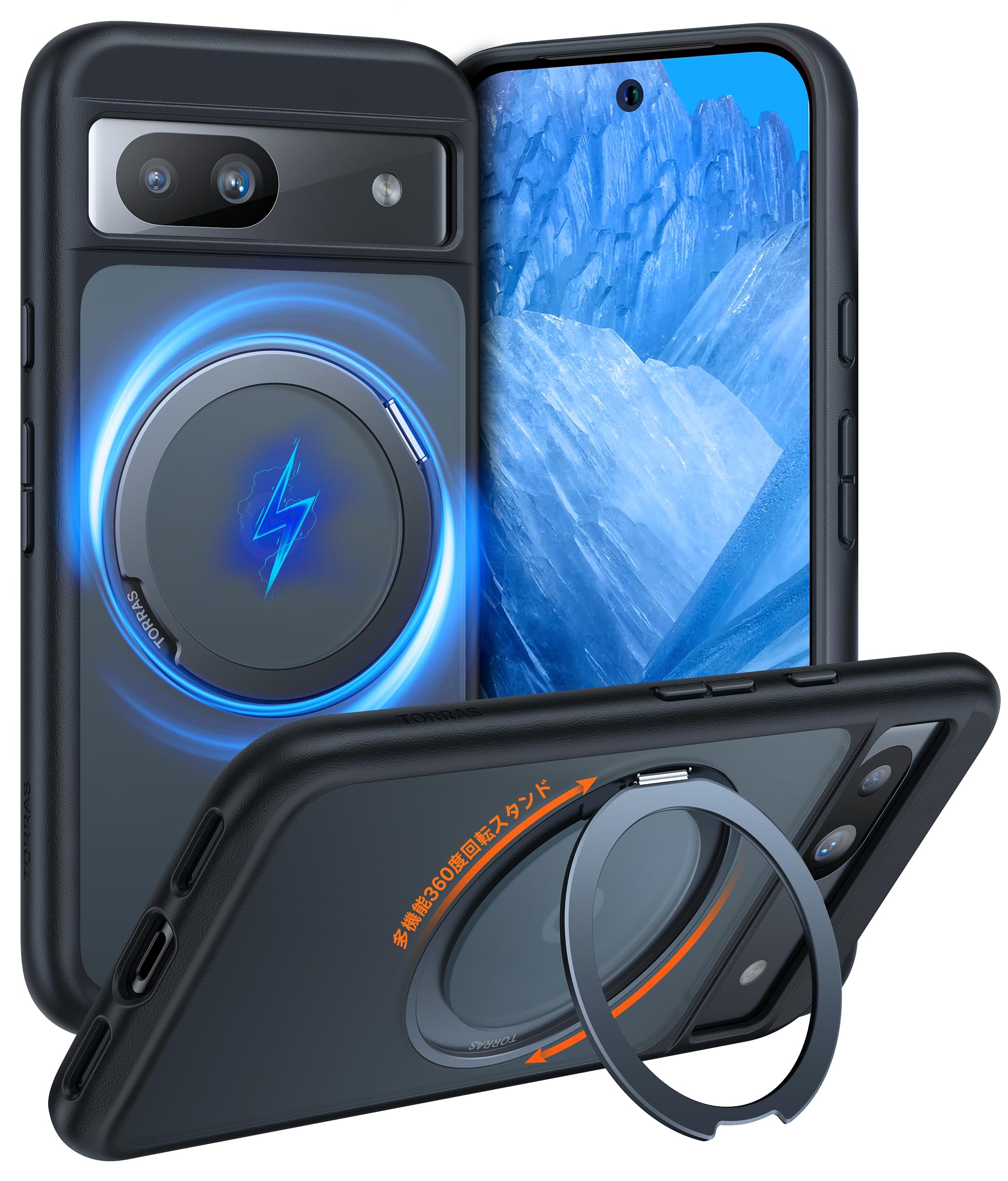 Amazon.co.jp: 【4代目多機能360度回転スタンド】TORRAS Google Pixel