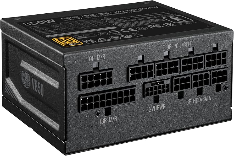 Cooler Master V850 SFX Gold ATX3.0 Full Modular Power Supply, 850W