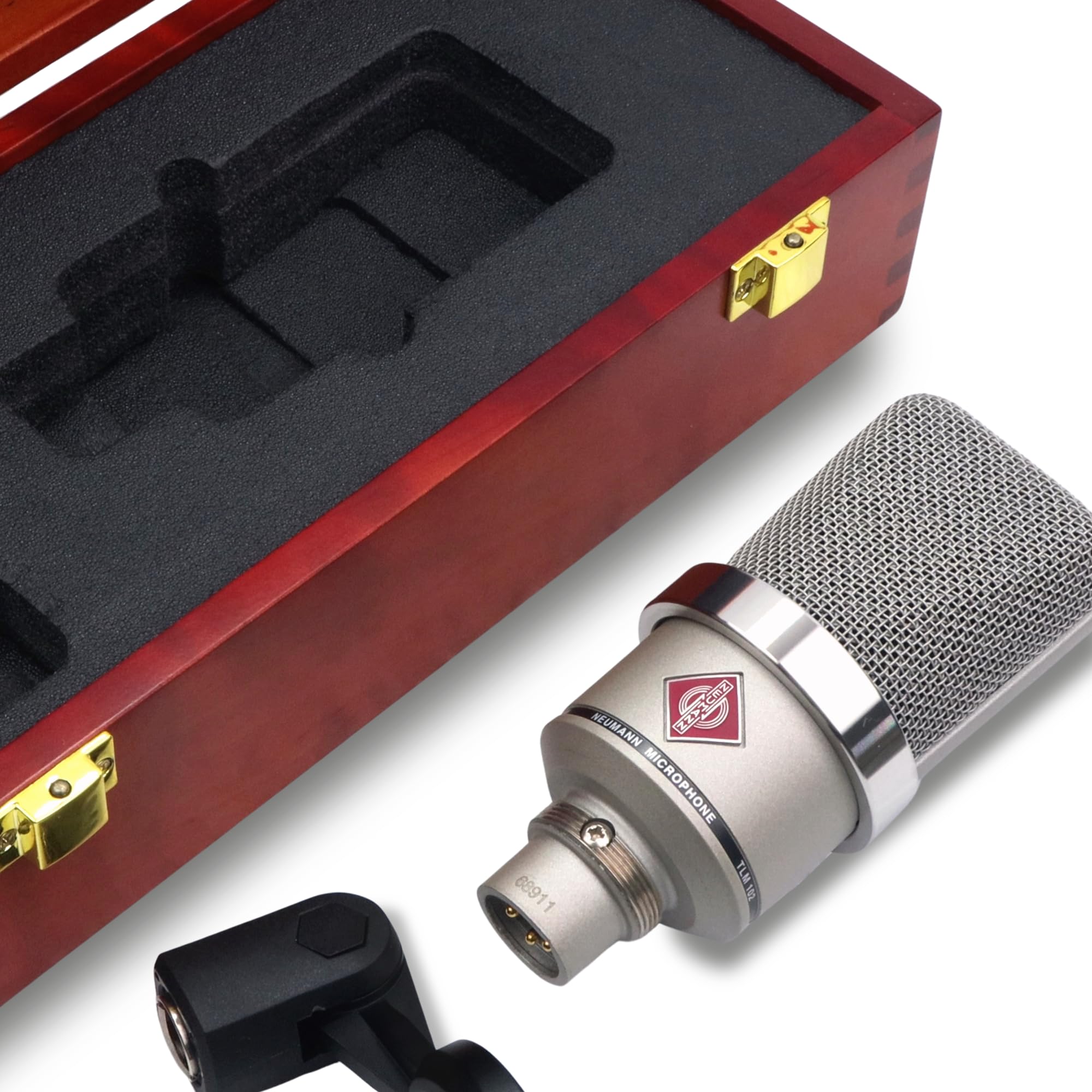 Amazon | Neumann TLM 102用Melon Audio 木製マイクケース