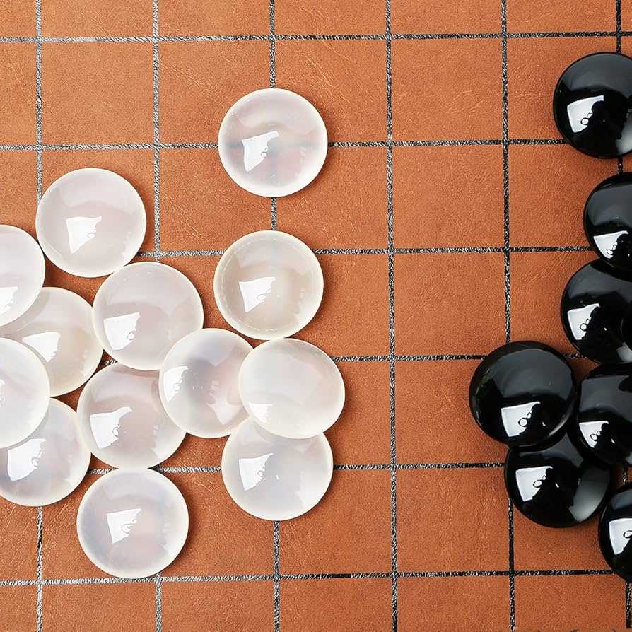 Amazon | [華能] 天然瑪瑙（メノウ）碁石セット 高級ナツメ製碁笥 豪華