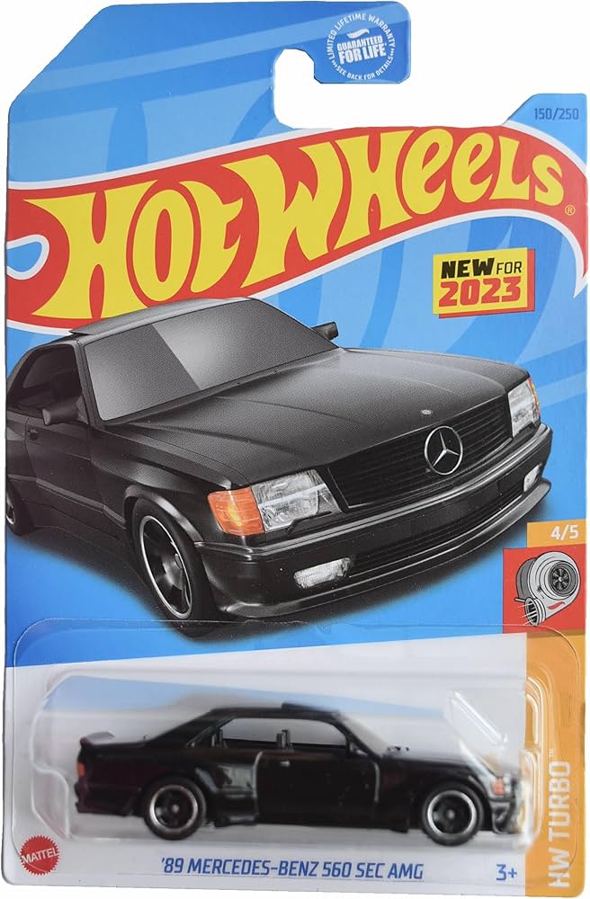 Amazon.com: Hot Wheels '89 Mercedes Benz 560 Sec AMG, HW Turbo 4/5