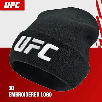 Amazon.com: UFC Beanie Hat, Cuffed Winter Knit Cap with Logo