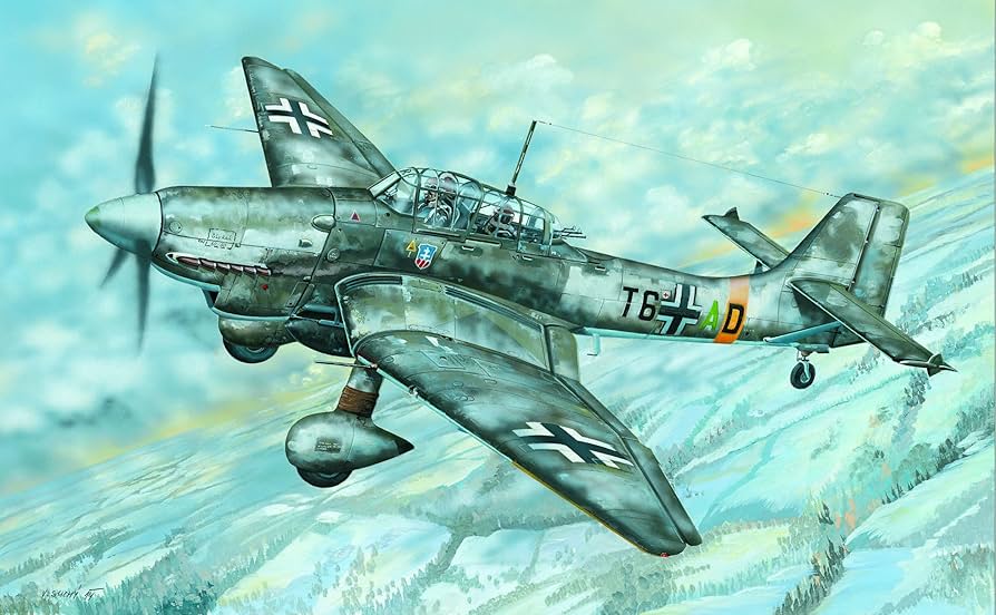 Amazon.com: Trumpeter Junkers Ju-87D Stuka Model Kit : Arts