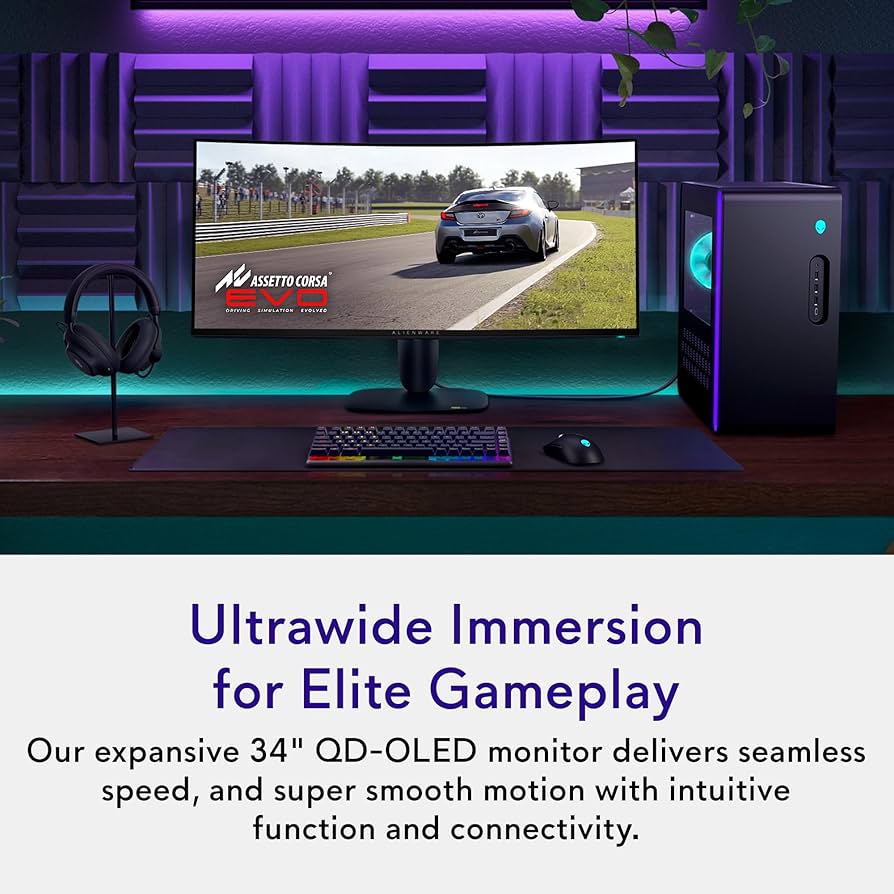 Amazon.com: Alienware 34 240Hz QD-OLED Curved Gaming Monitor