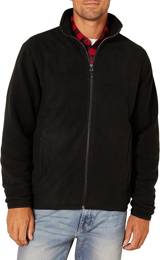 Amazon.com: Amazon Essentials Men's Full-Zip Fleece Jacket
