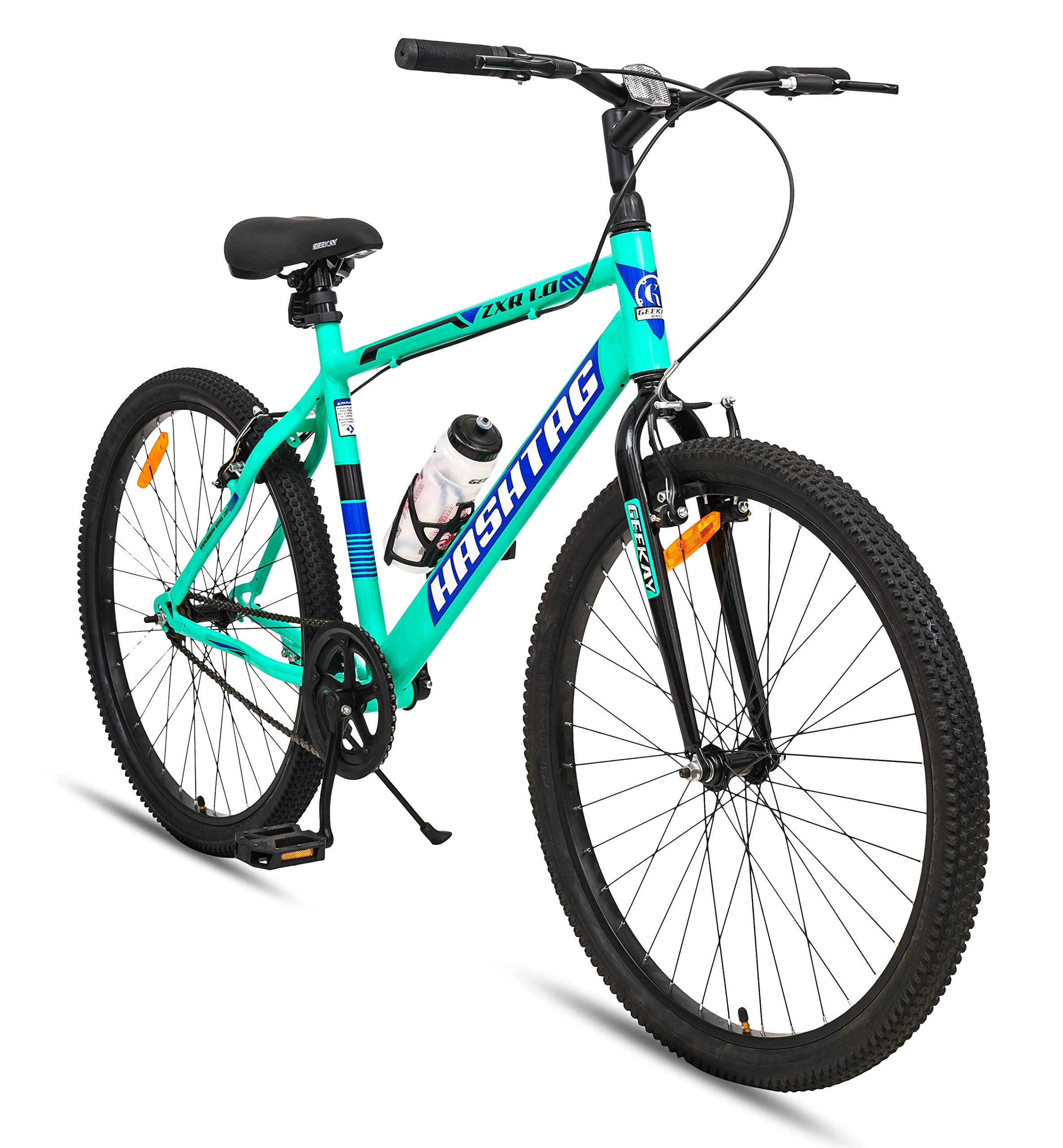 Buy Geekay Hashtag ZXR 1.0 26T Single Speed Cycle - Sea Green