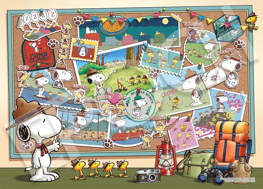 Amazon.co.jp: エポック社 500ピース ジグソーパズル PEANUTS