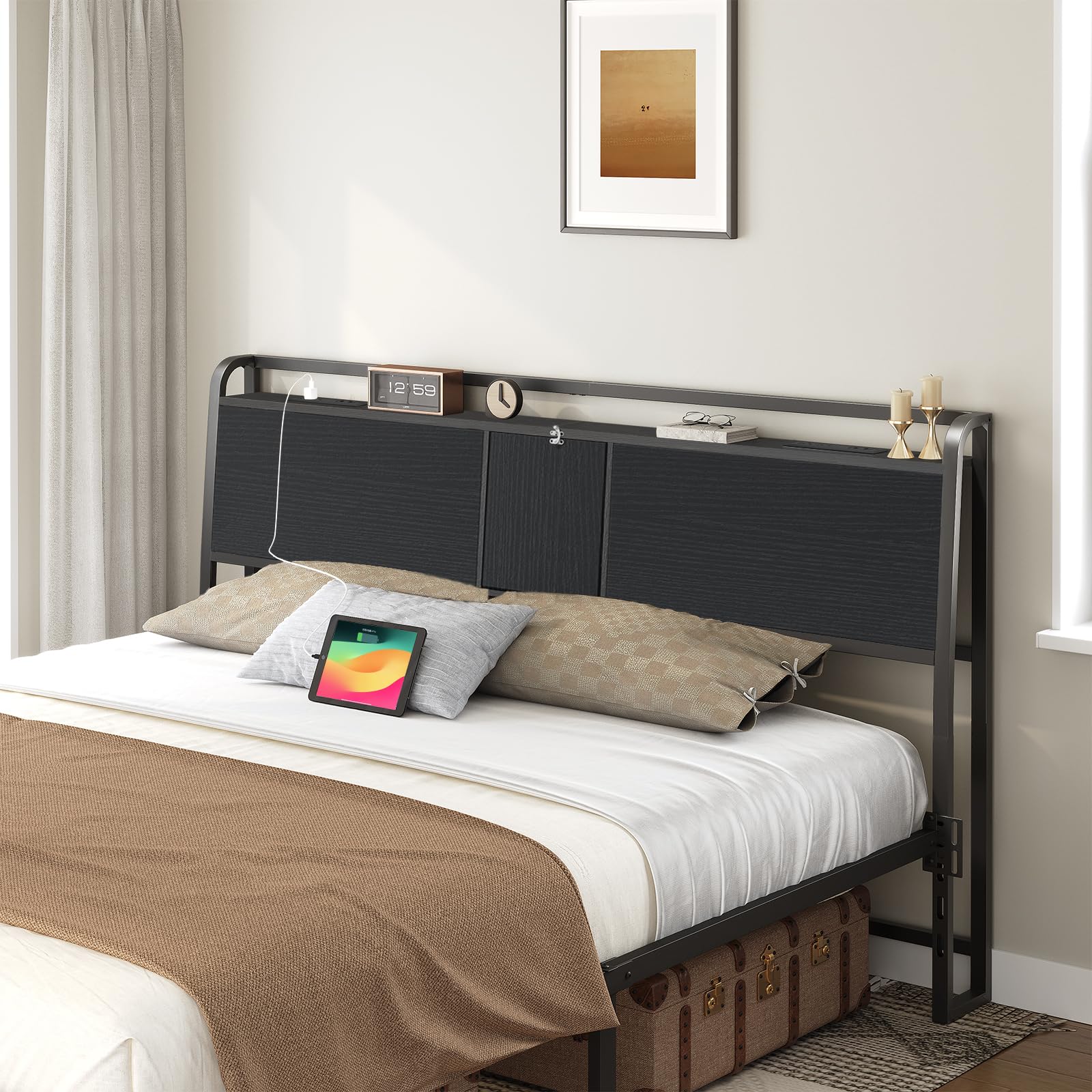 Amazon.com - MAHANCRIS Headboard King Size, Headboard with 2