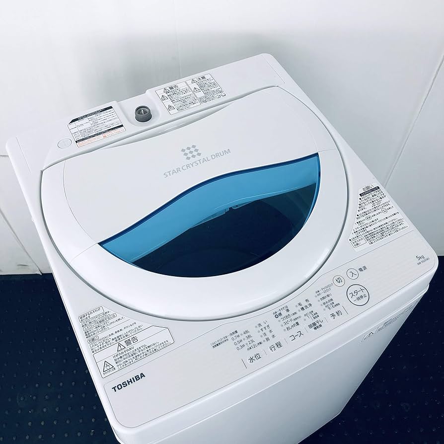 Amazon | 東芝 全自動洗濯機 5kg ステンレス槽 グランホワイト AW-5G5