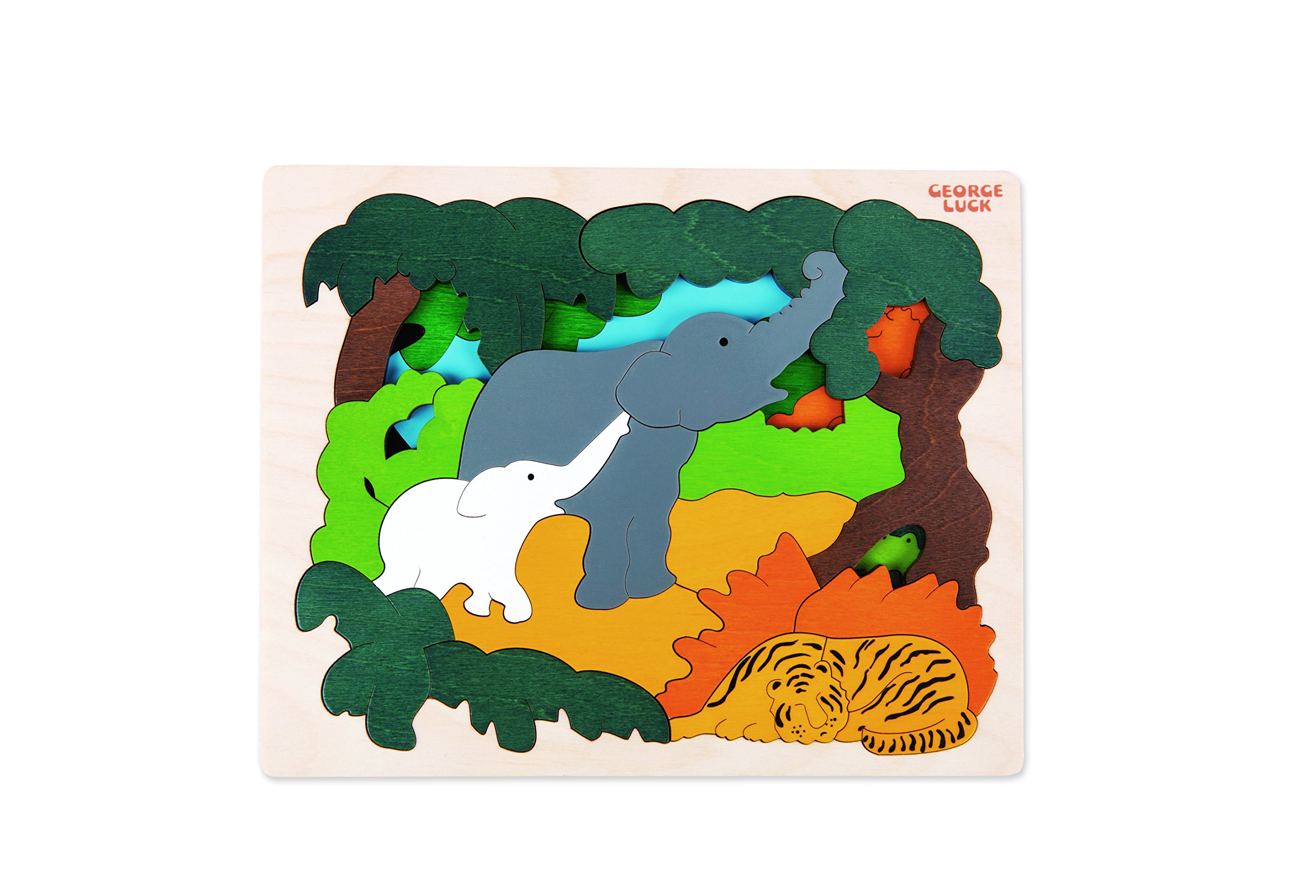 Amazon.co.jp: ジョージ・ラック 2重パズル アジア : おもちゃ