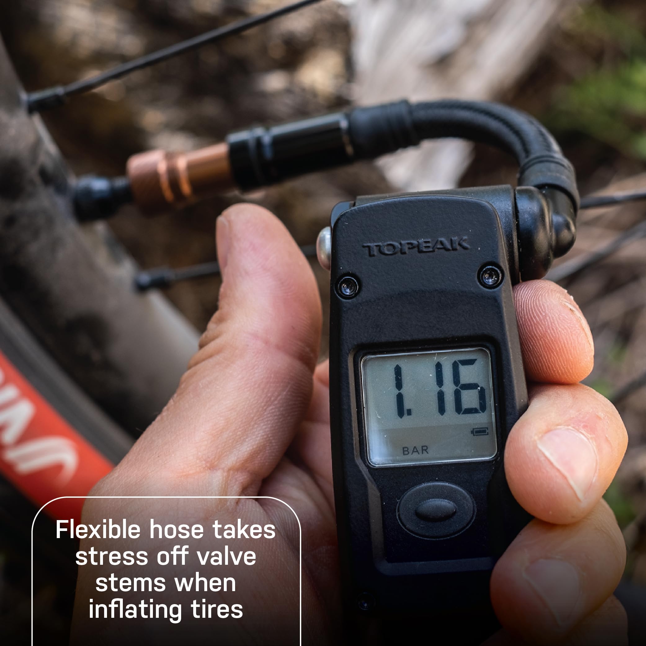 Amazon.com : Topeak Mountain Digital 2Stage Bike Pump – Dual-Mode