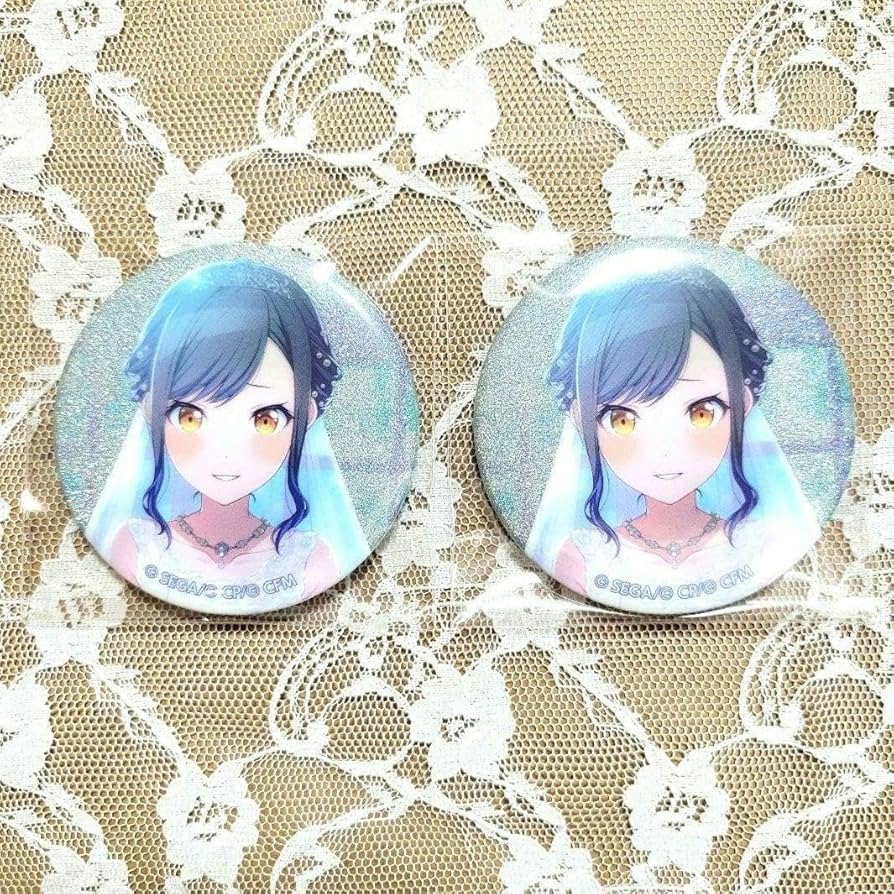 プロジェクトセカイ 白石杏 19C グリッター缶バッジ 40個 グリ缶