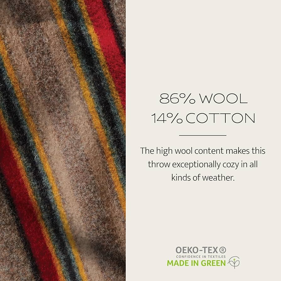 Amazon.co.jp: Pendleton Yakima キャンプブランケット, ミネラル