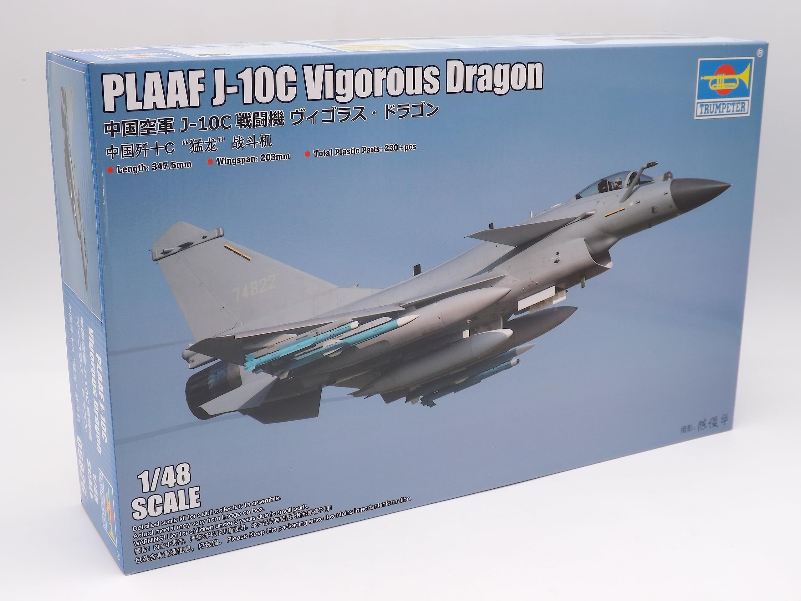 Amazon | トランペッター 1/48 中国空軍 J-10C戦闘機 ヴィゴラス