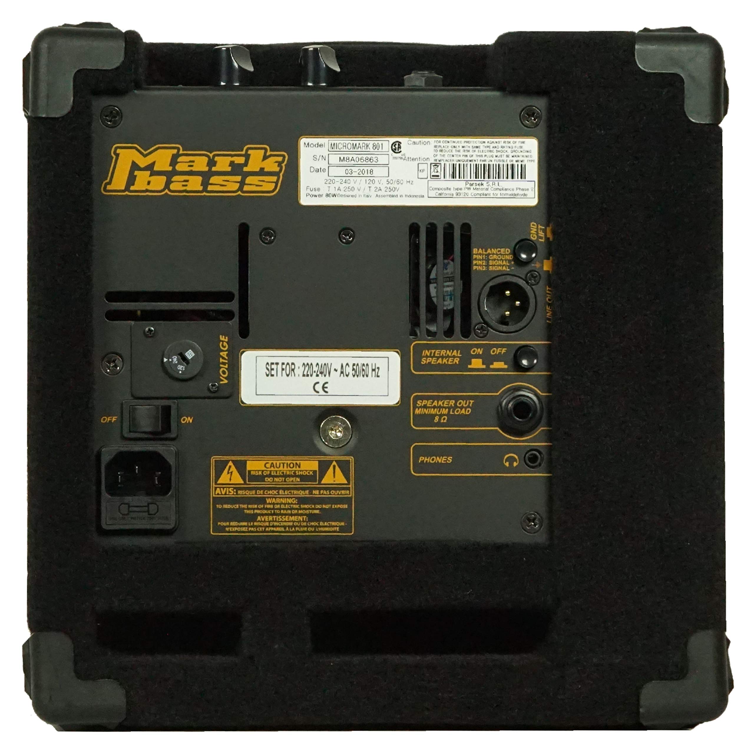 Amazon | Markbass MICROMARK 801 ベース用コンボアンプ MAK-MICROM8