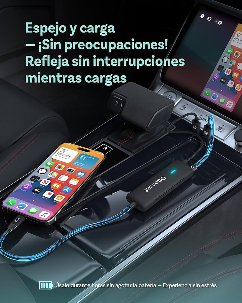 Amazon.com: OTTOCAST Mirror Touch Wireless CarPlay Adapter - Bi