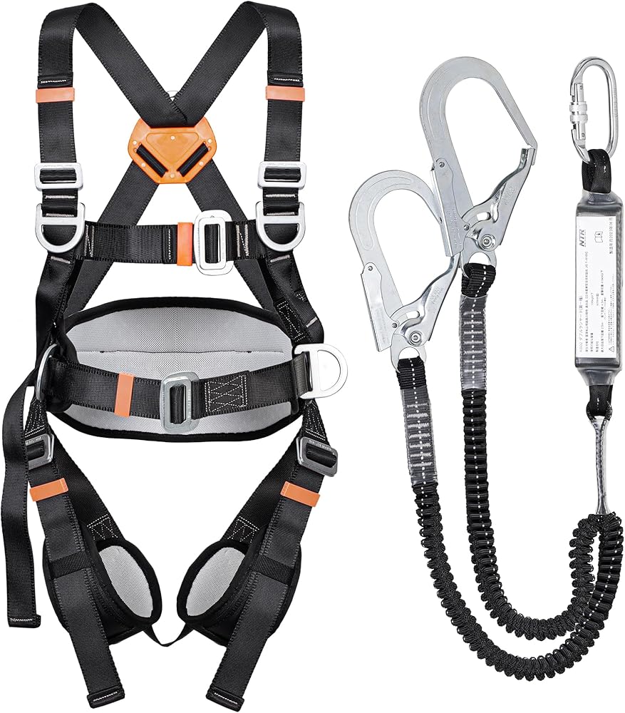 Amazon.co.jp: [INCLAKE] フルハーネス安全帯 新規格 安全帯 セット