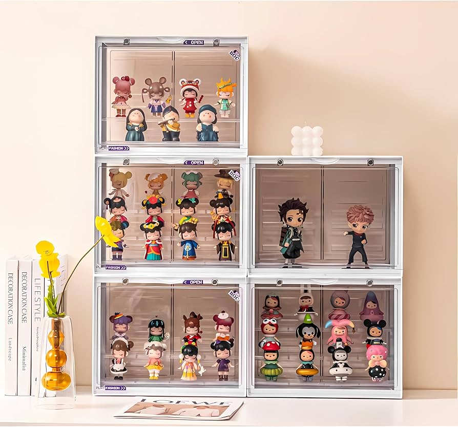 Amazon.co.jp: 棚付きディスプレイボックス:透明アクリルディスプレイ