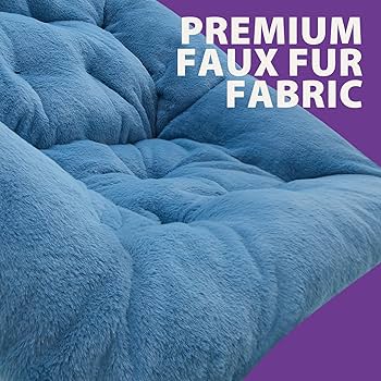 Amazon.com: OAKHAM Comfy Chair for Adults, Soft Faux Fur Folding