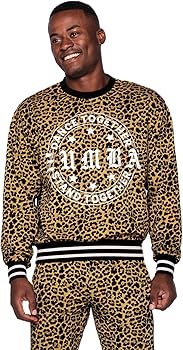 Amazon.co.jp: [ZUMBA WEAR] [ズンバウエア] ヒョウ柄 スエットシャツ