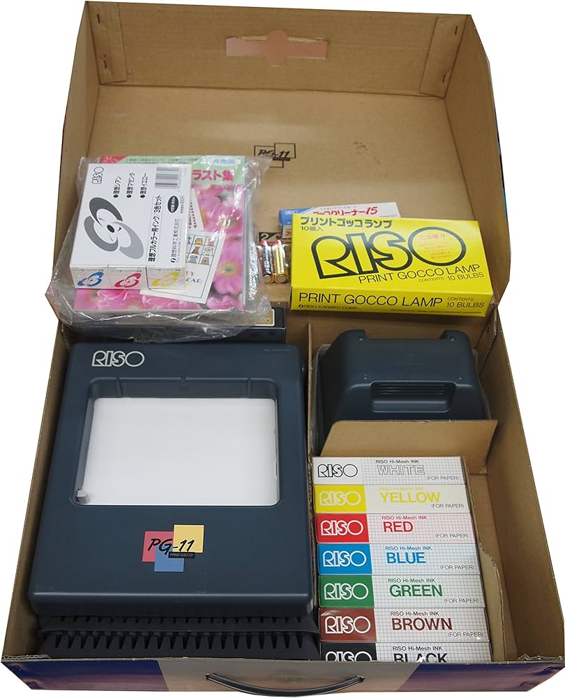 Amazon.co.jp: プリントゴッコ PG-11 本体 ランプ インク付き フル