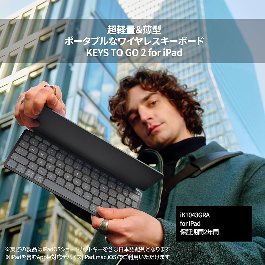 Amazon.co.jp: ロジクール KEYS TO GO 2 for iPad ワイヤレス