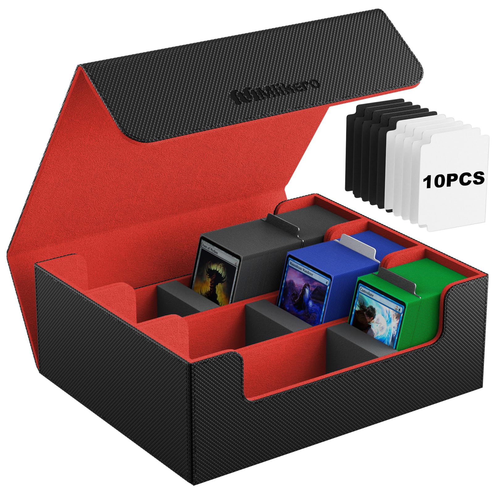 Amazon.co.jp: Mlikero デッキケース カードケース 大容量 1800枚収納