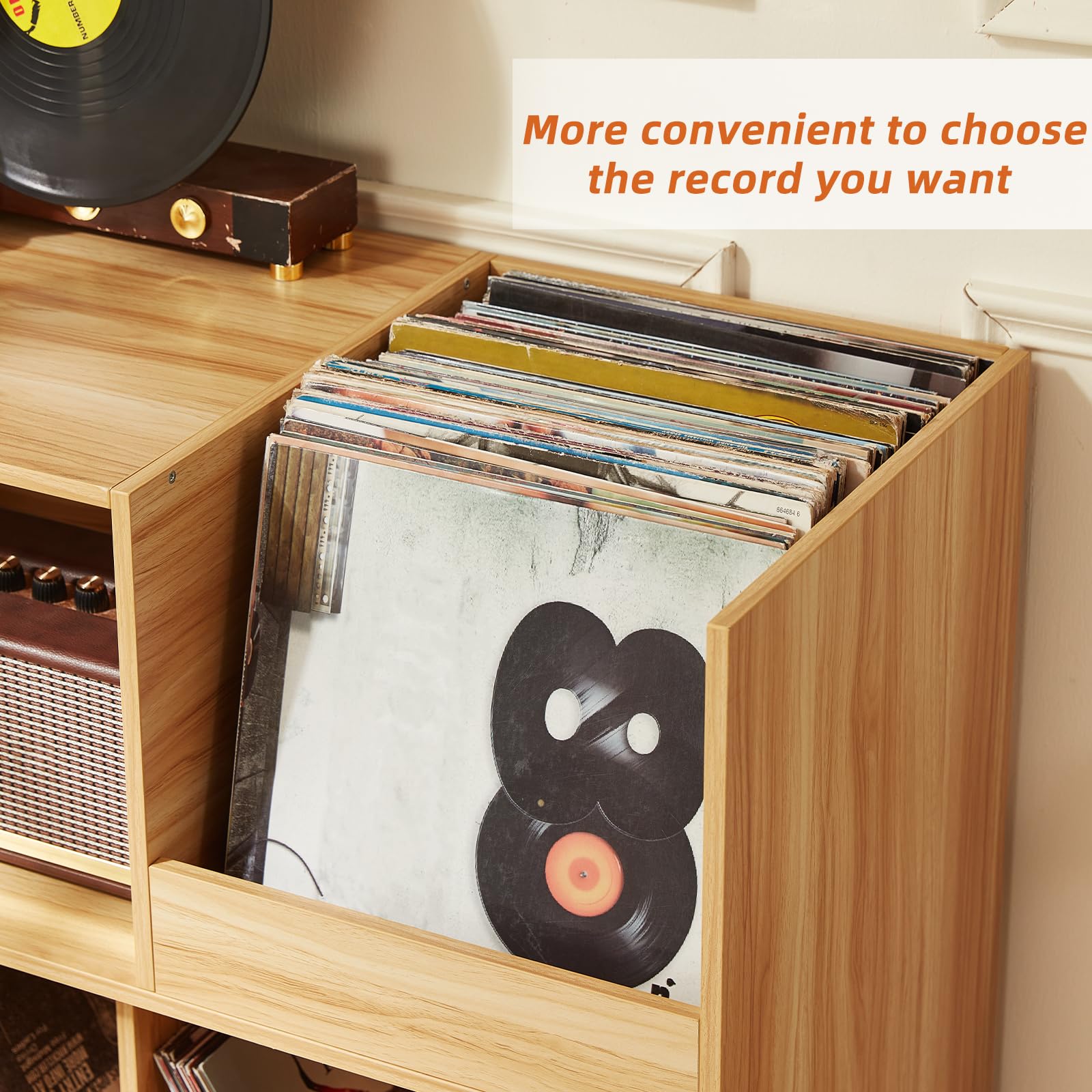 Amazon.co.jp: LELELINKY(レリンキー) 大型レコードプレーヤースタンド