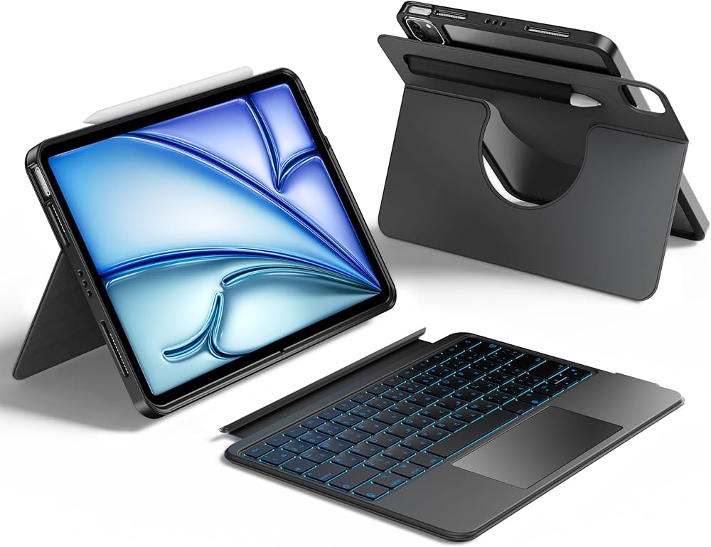 Amazon.co.jp: HOU iPad キーボードケース for iPad Air 11インチ(M3