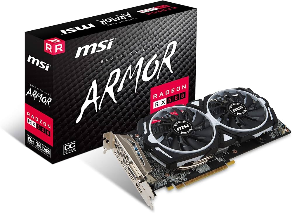 Amazon | MSI Radeon RX 580 ARMOR 8G OC J グラフィックスボード