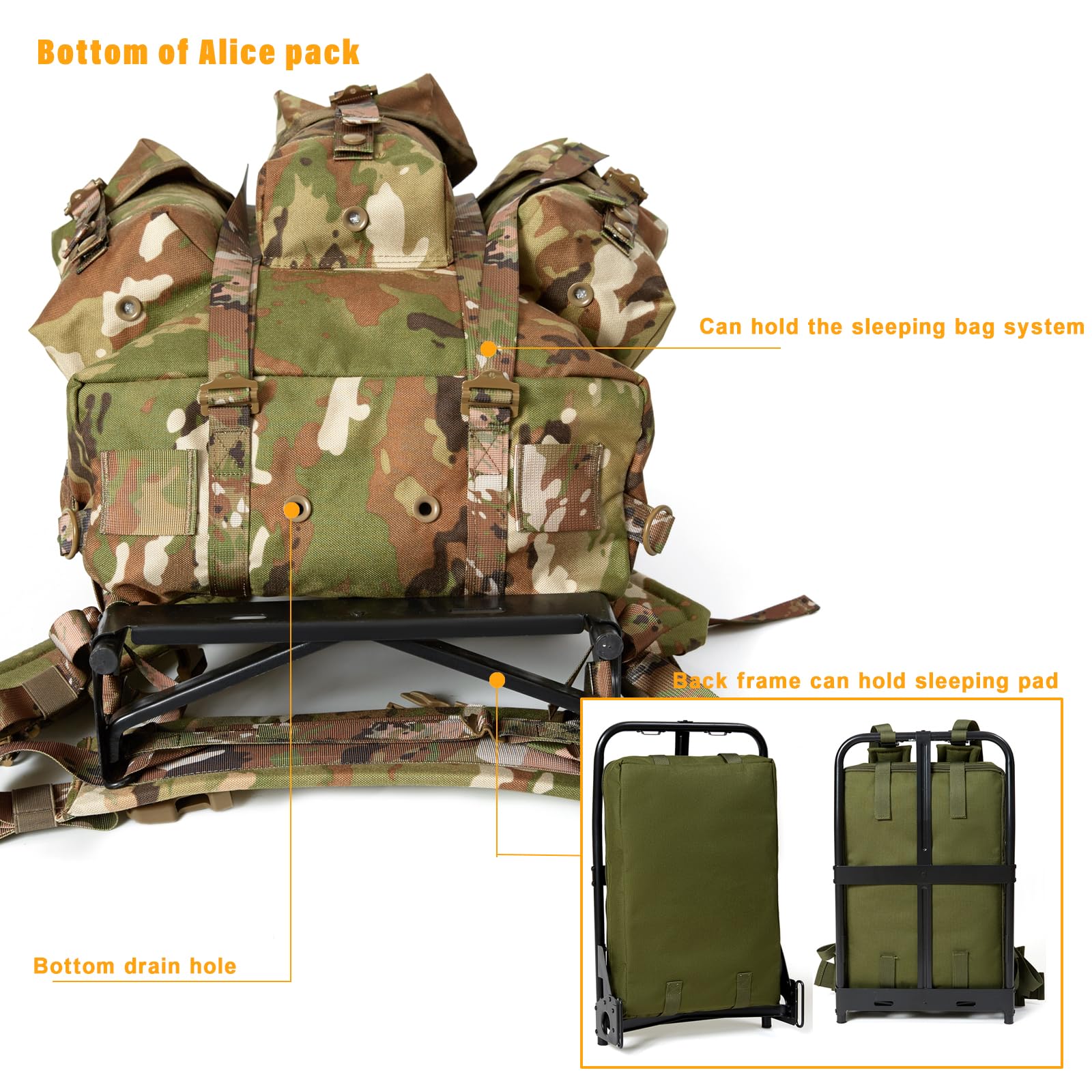 Amazon.co.jp: [MT] ミリタリー アリス パック アーミー サバイバル