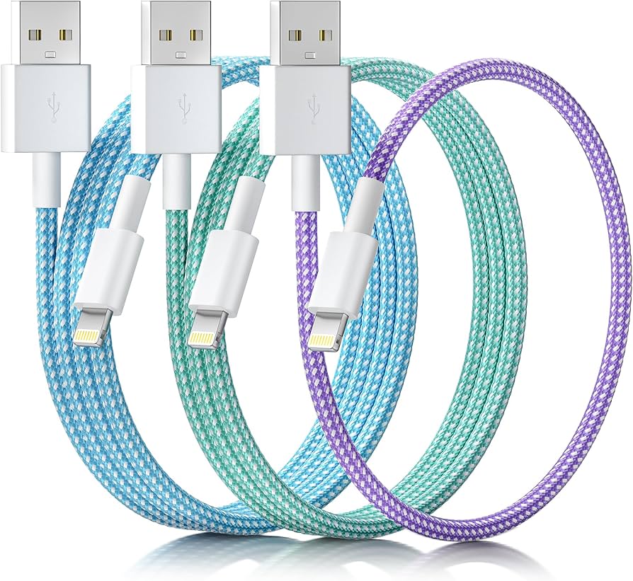 Amazon.co.jp: iphone 充電ケーブル 0.2m/1m/2m 3本セット【MFi認証