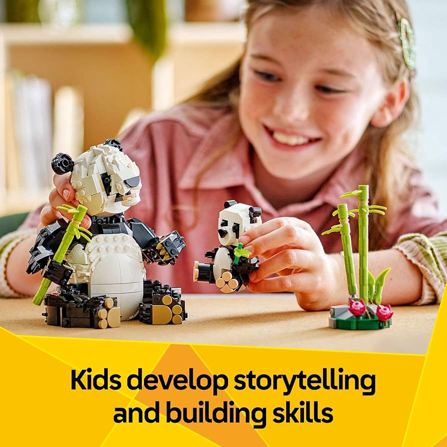 Amazon.com: LEGO Creator 3 in 1 Wild Animals Panda Family