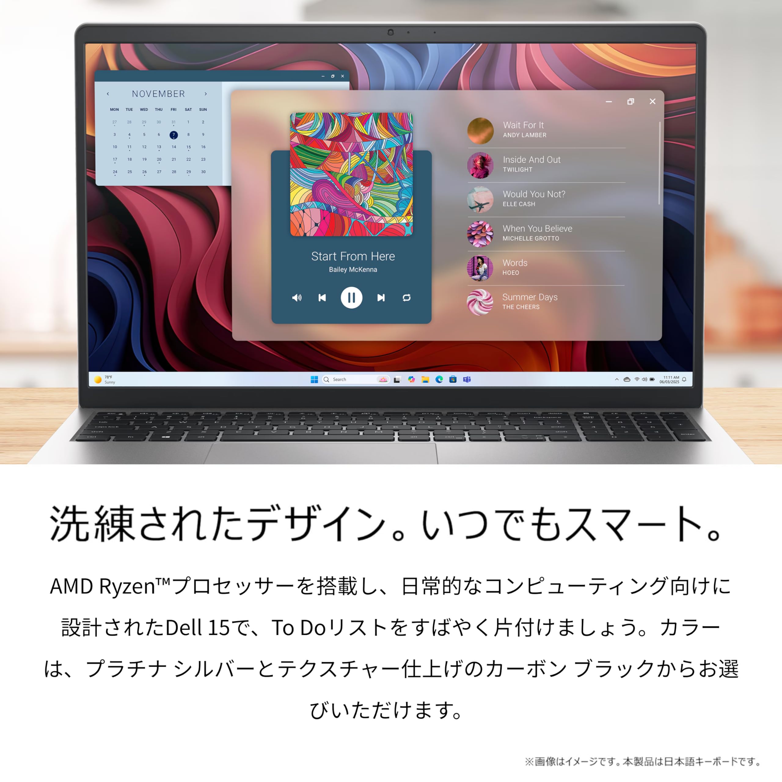 Amazon.co.jp: Dell 15 ノートパソコン DC15255 AMD Ryzen 5 7530U