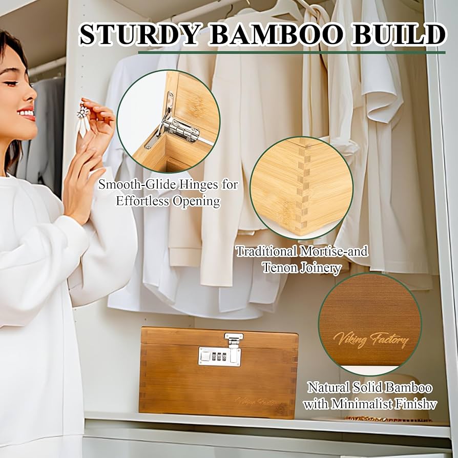 Amazon.com: Lockable Storage Box with Combination Lock – Compact