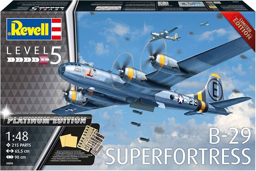 Amazon.com: Revell 03850 B-29 Super Fortress Platinum Edition 1:48