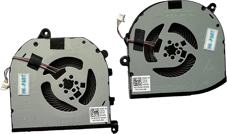 Amazon.com: SYW·pcparts 0F01PX 0V9H8N Dual Cooling Fan Set for