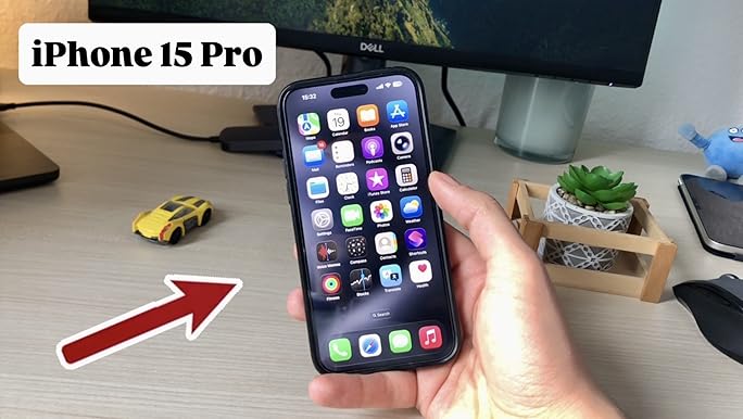 Amazon.com: Apple iPhone 15 Pro, 512GB, Black Titanium - Unlocked