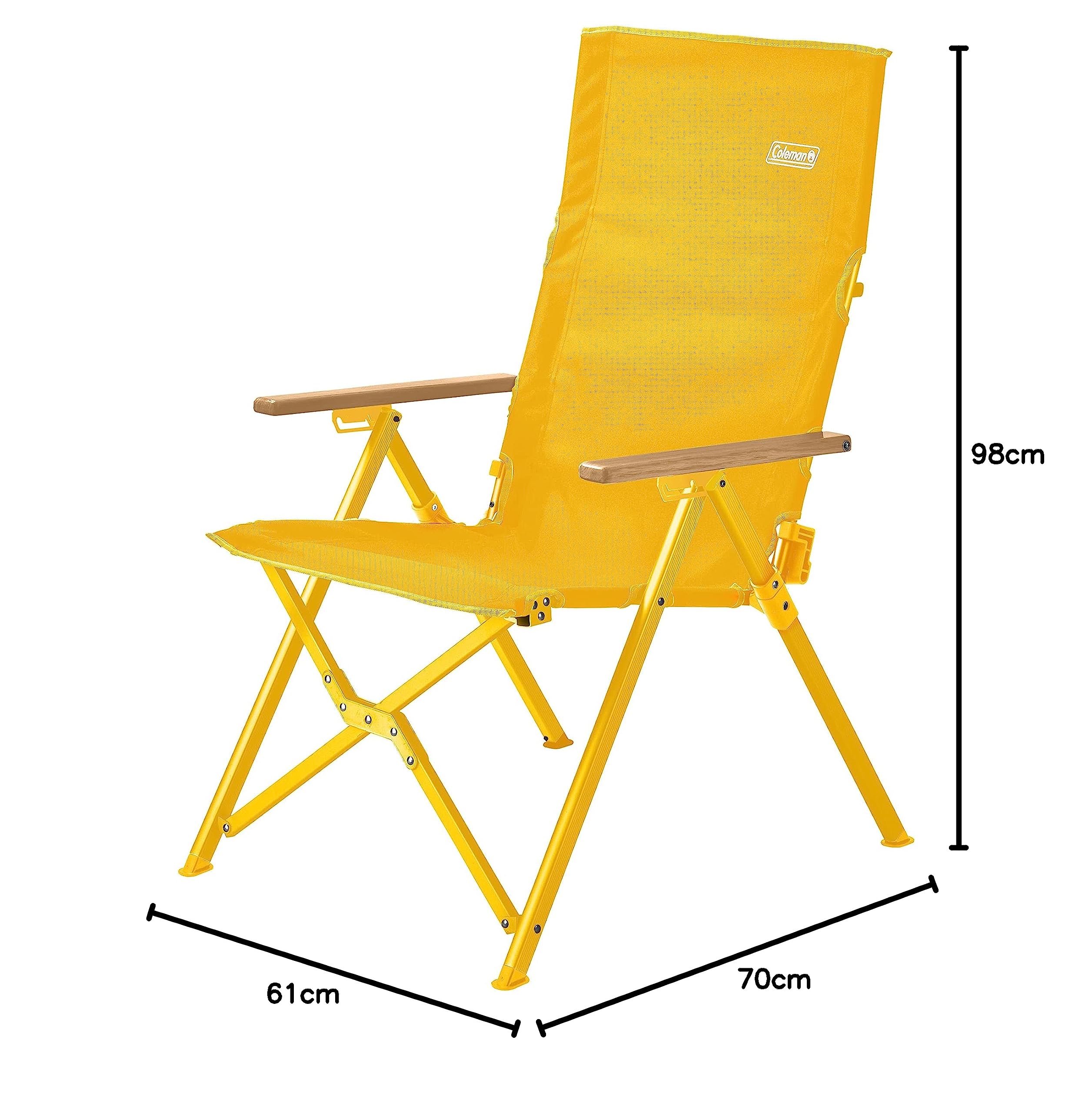 Amazon.co.jp: コールマン(Coleman) チェア レイチェア イエロー