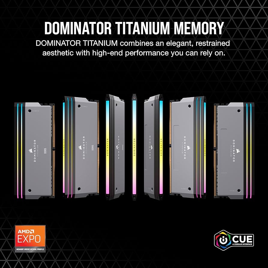 CORSAIR DDR5-6000MHz Desktop PC Memory DOMINATOR TITANIUM DDR5