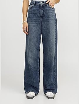 JJXX Jack&Jones Jxtokyo Wide HW R6129 Jeans DNM Noos, Blu Jeans