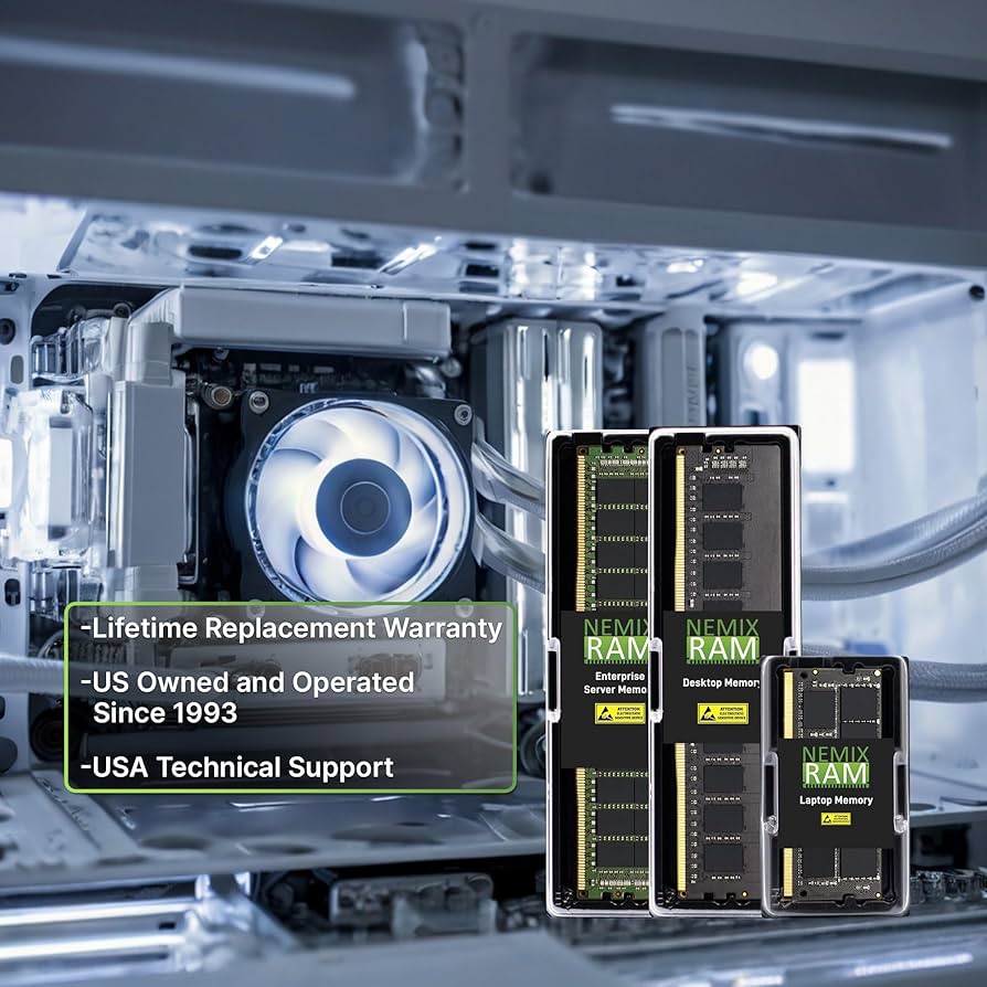 Amazon.co.jp: NEMIX RAM 64GB (1X64GB) DDR4 3200MHZ PC4-25600 2Rx4